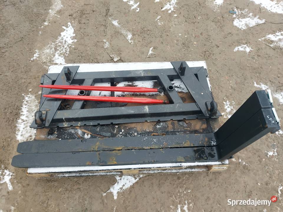 Widły do palet 12m z tulejami na widły do słomy Mroczków Duży