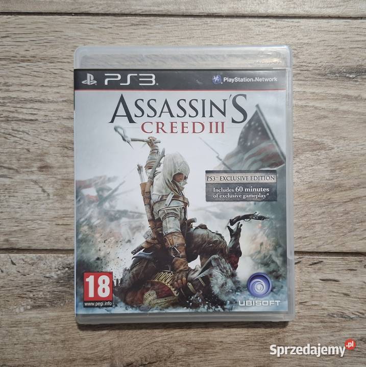 Gra Assassins Creed III 3 3 PlayStation 3 Sony Playstation 3 Żuromin