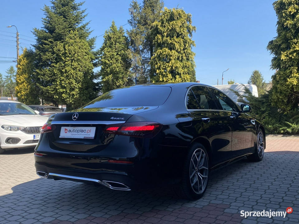Mercedes E 220 AMG 4 matic Virtual Cocpit czarny Tarnowskie Góry