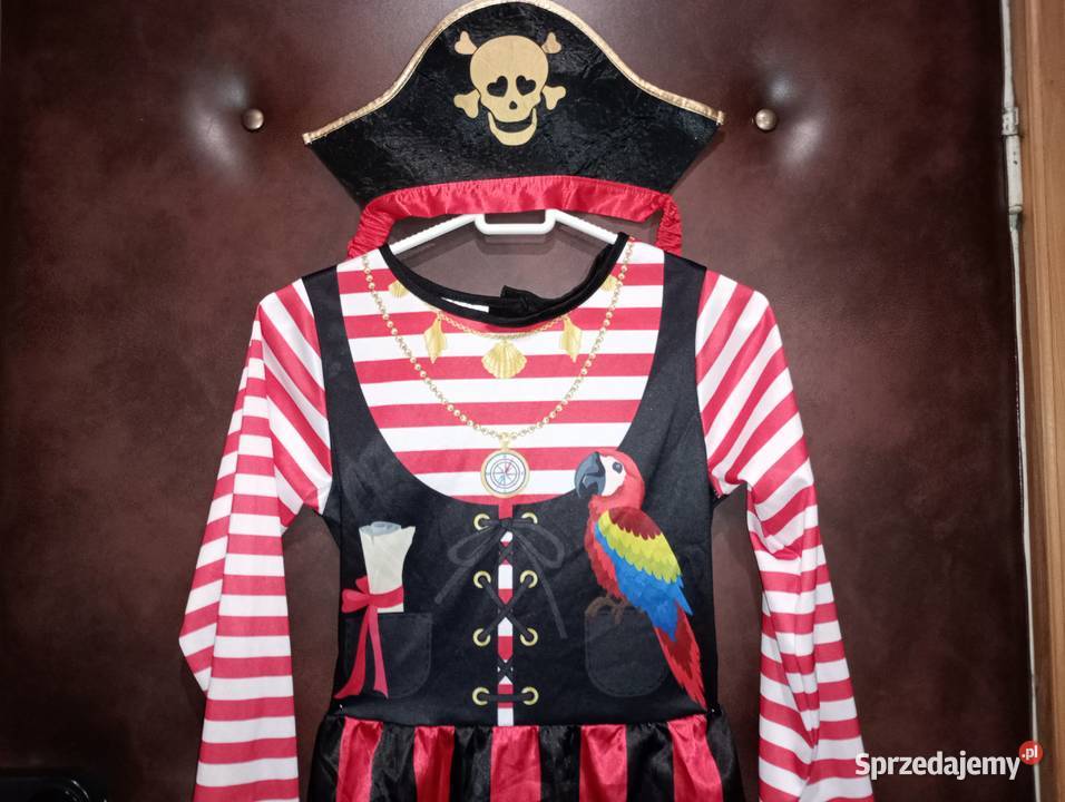 strój przebranie piratki na 146152 na bal Szczecinek