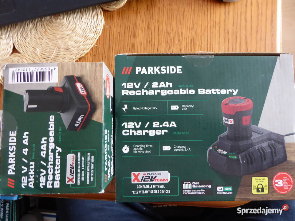 Nieużywana grzechotka 12V54Nm PARKSIDE PAR 12 B1 Klucze udarowe Zakrętarki i klucze udarowe