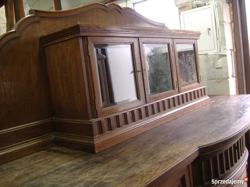 Międzywojenny salonowy kredens wielkopolskie