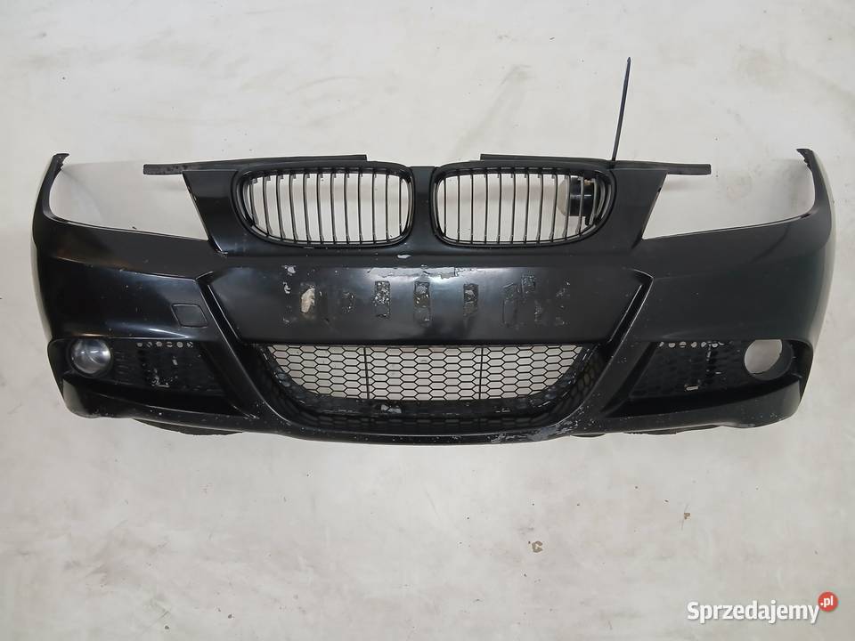 ZDERZAK PRZEDNI BMW E90 E91 LIFT 475 BLACK osobowe Części samochodowe Strzyżewice