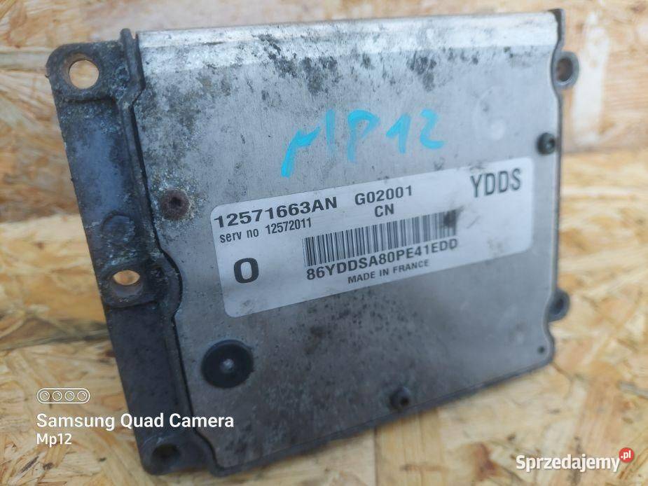 STEROWNIK SILNIKA KOMPUTER OPEL 12571663AN śląskie