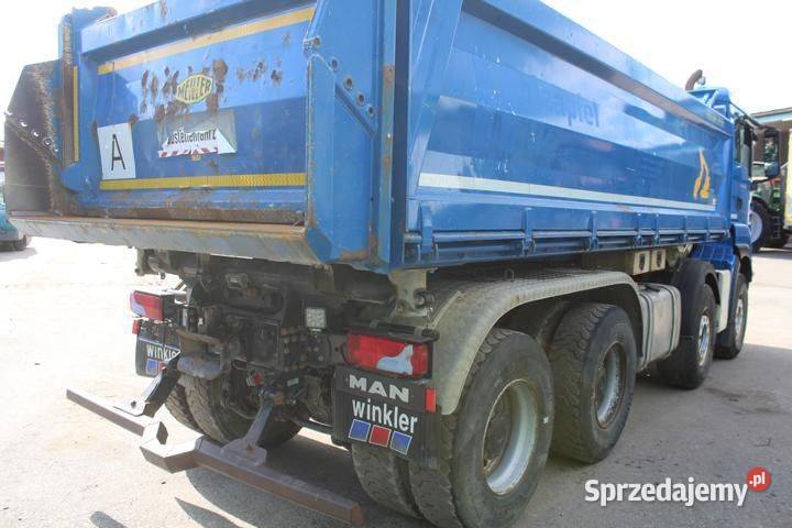 Wywrotka 8x4 bordmatic MAN TGS bezwypadkowy Warszawa