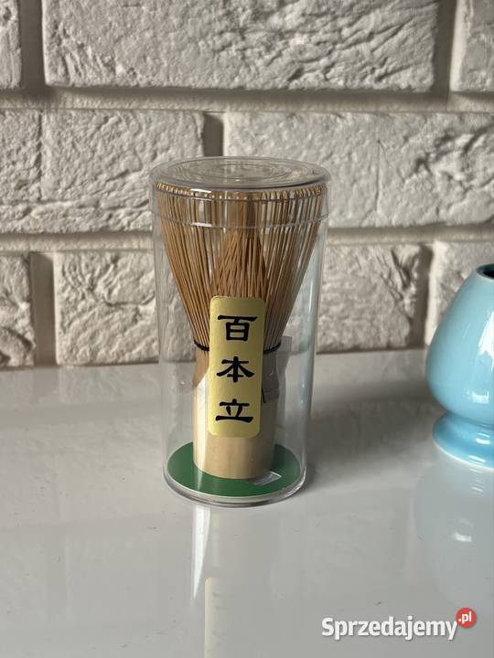 Niebieski zestaw do matcha 4 elementy niebieski Gdańsk sprzedam