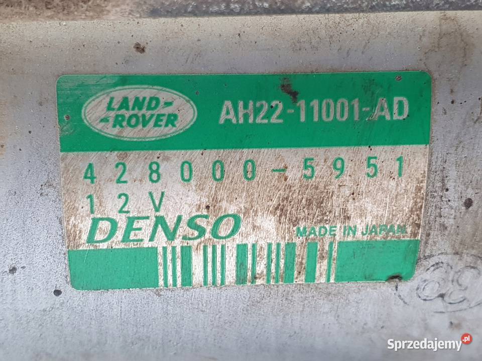 ROZRUSZNIK Land Rover Discovery IV 30 SDV6 osobowe Układ elektryczny silnika