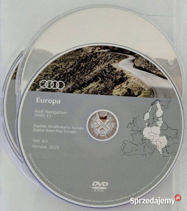 Nawigacja Mapa Menu Polska Europa 2020 AUDI RNSE Białystok sprzedam
