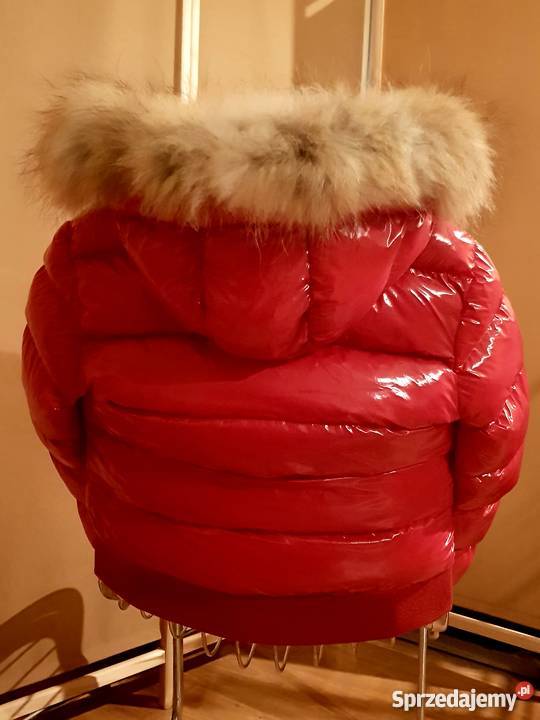Kurtka Moncler czerwona S M L XL Rozmiar 36(S) zachodniopomorskie Szczecin