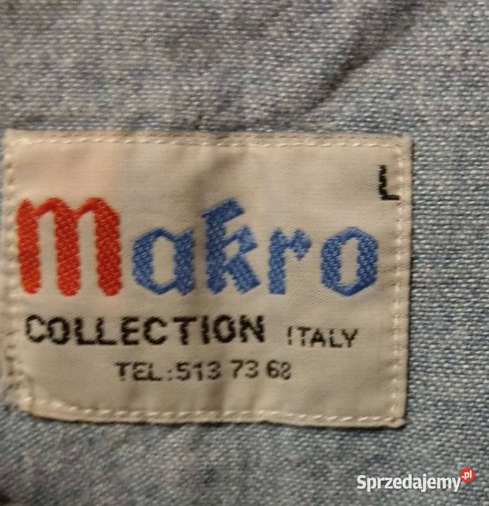 Sukienka jeansowa zwiewna M L Makro Italy Warszawa