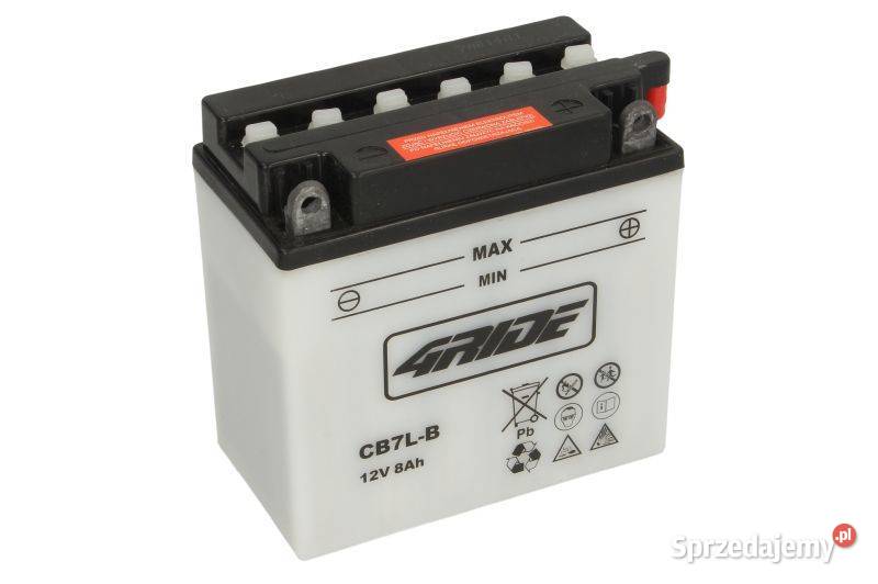 Akumulator motocyklowy 4 RIDE CB7LB 12V 7Ah 124A Akumulatory motocyklowe Wrocław