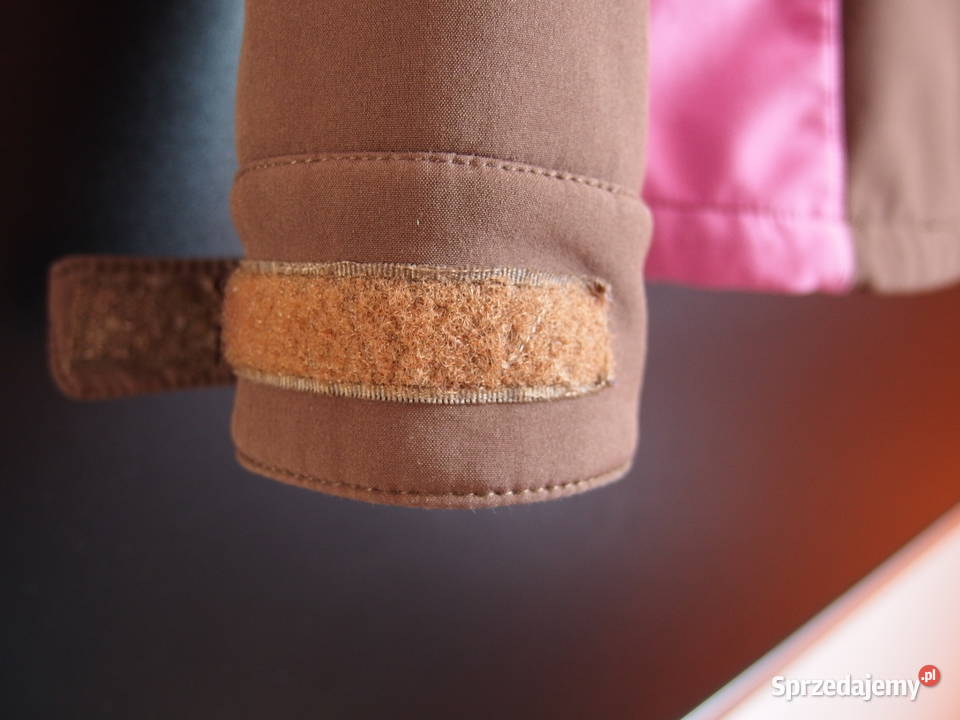 brązowa różowa kurtka kaptur soft shell góry kujawsko-pomorskie Toruń sprzedam