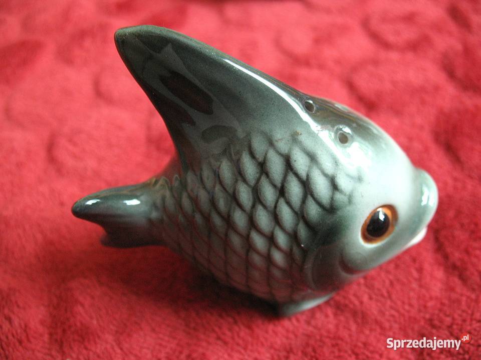 Sól i pieprz Porcelana Ryba 7 x 5 Rzadki okaz Zabawne gadgety Siedlce sprzedam