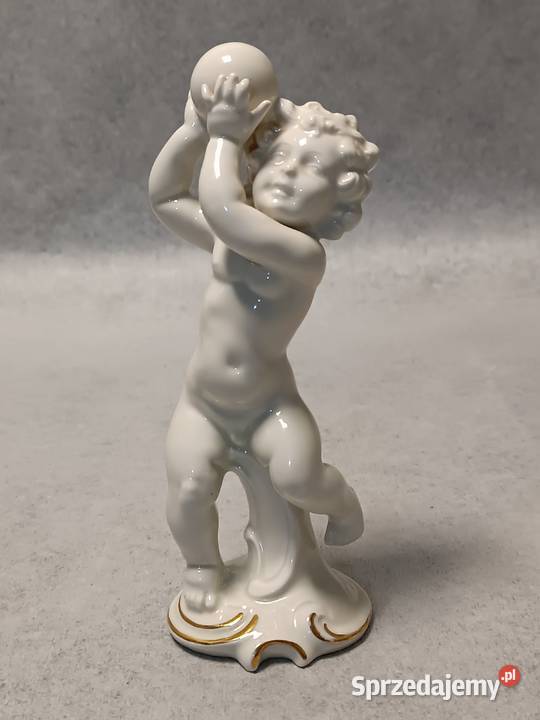 Schaubach Kunst Putto z piłką Putti z kulą