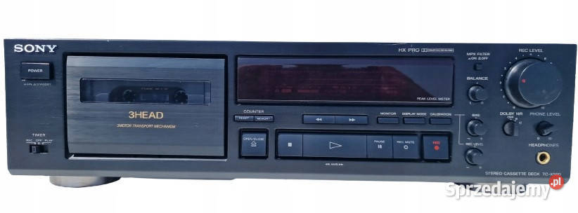 Magnetofon Sony TCK590 Stereo Cassette Deck 3 Międzychód