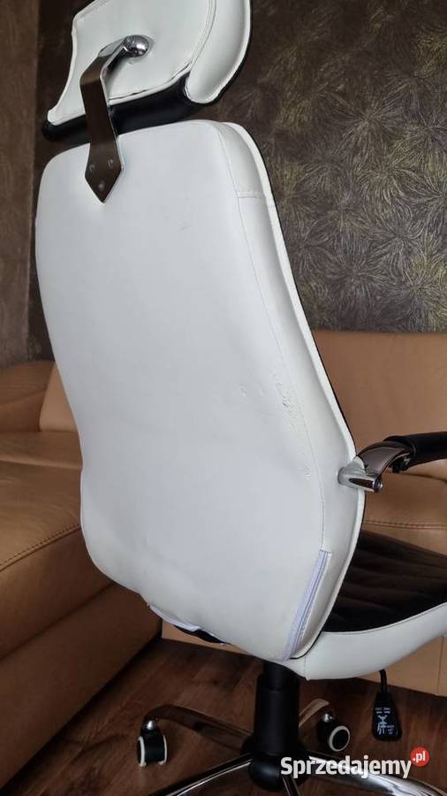 SKÓRZANY FOTEL BIUROWY KRZESŁO OBROTOWE VECOTTI Kalisz sprzedam