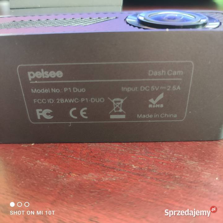 Wideorejestrator PELSEE P1 Duo 4K Dash Cam
