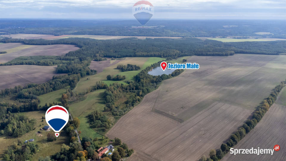 Działka jeziorem w Cetuniu Cetuń