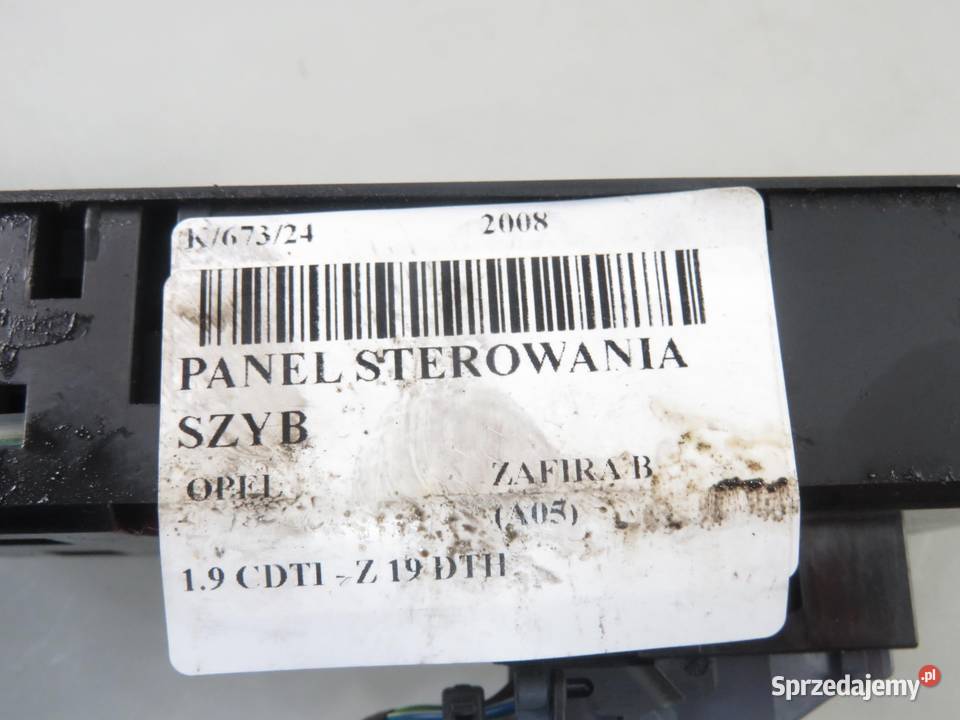 PANEL SZYB OPEL ZAFIRA B 13228706CD