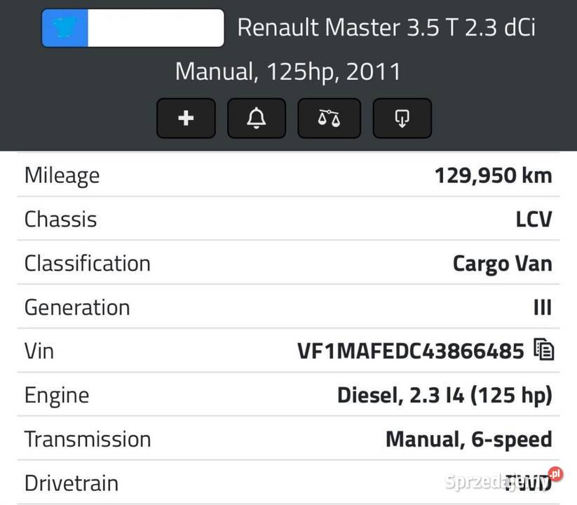 SILNIK M9T670 Opel Movano III 23 CDTI DCI 125 osobowe Rudka sprzedam