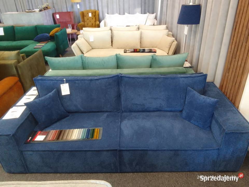 Sztruksowa kanapa ROCCA z funkcją spania śląskie Katowice