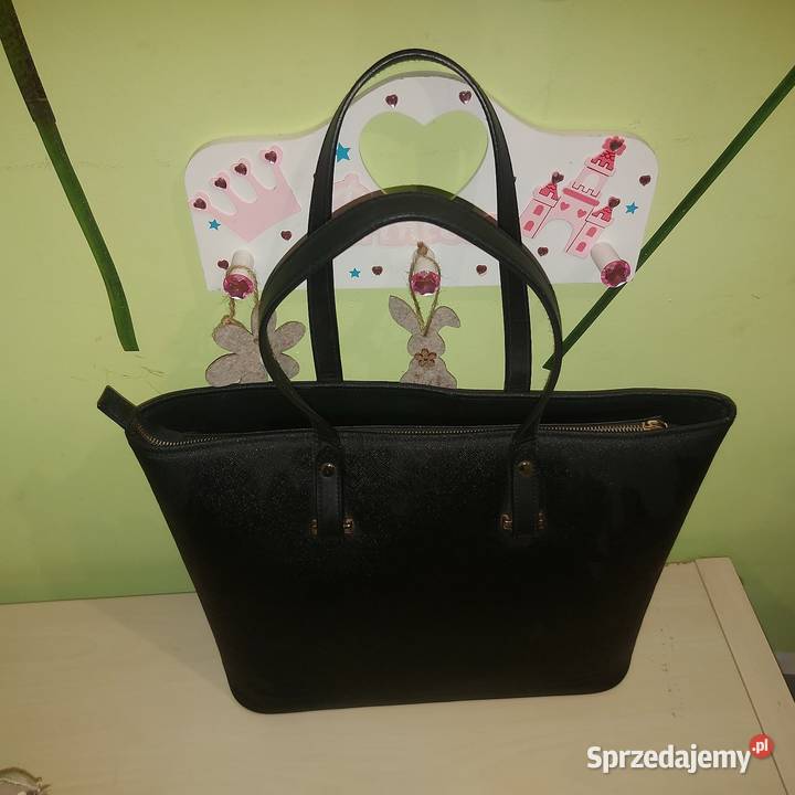 Torebka shopper z imitacji wytłaczanej skóry HM Żary sprzedam
