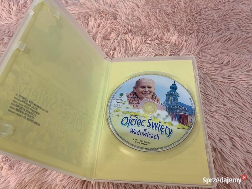 Płyta DVD Ojciec Święty w Wadowicach NOWA Jasło
