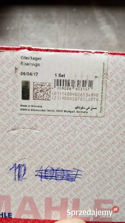 Panewki korbowodowe Kotlin