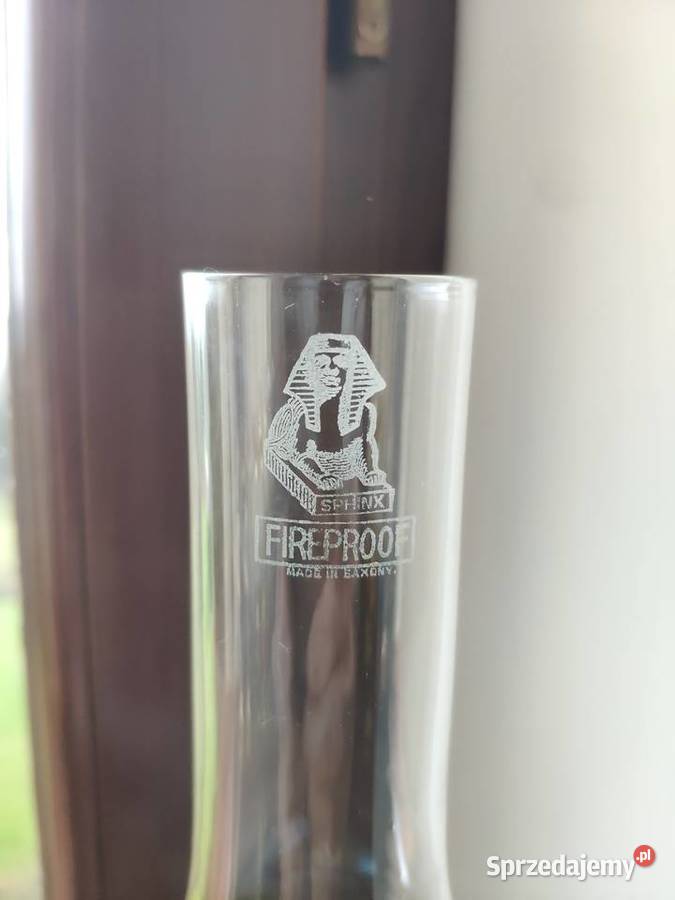 Szklana lampa naftowa XX w 3