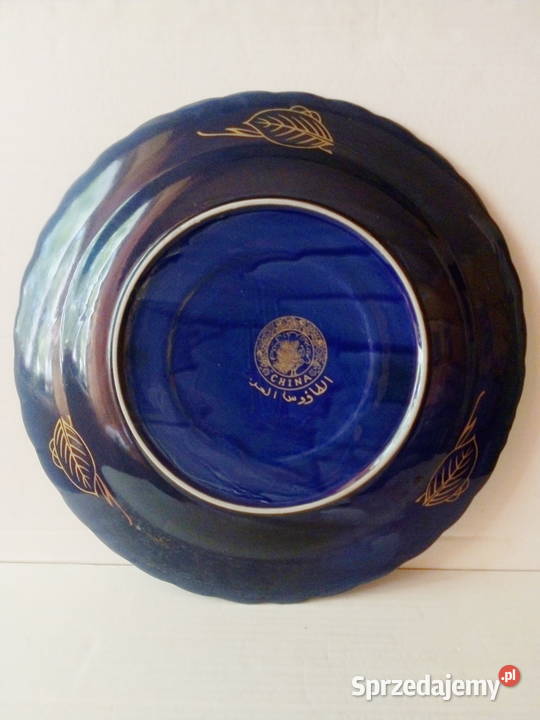 ogromna patera z pawiem vintage Maroko ceramika Częstochowa sprzedam