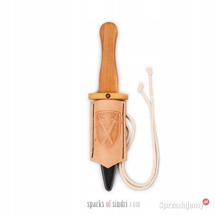 Krótki sztylet i średni Pendant Drewno Skóra Pozostałe Szczecin
