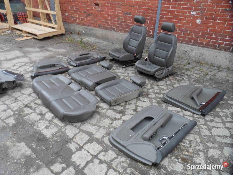 audi A4 B6 wnetrze fotel skora tapicerka osobowe Legnica