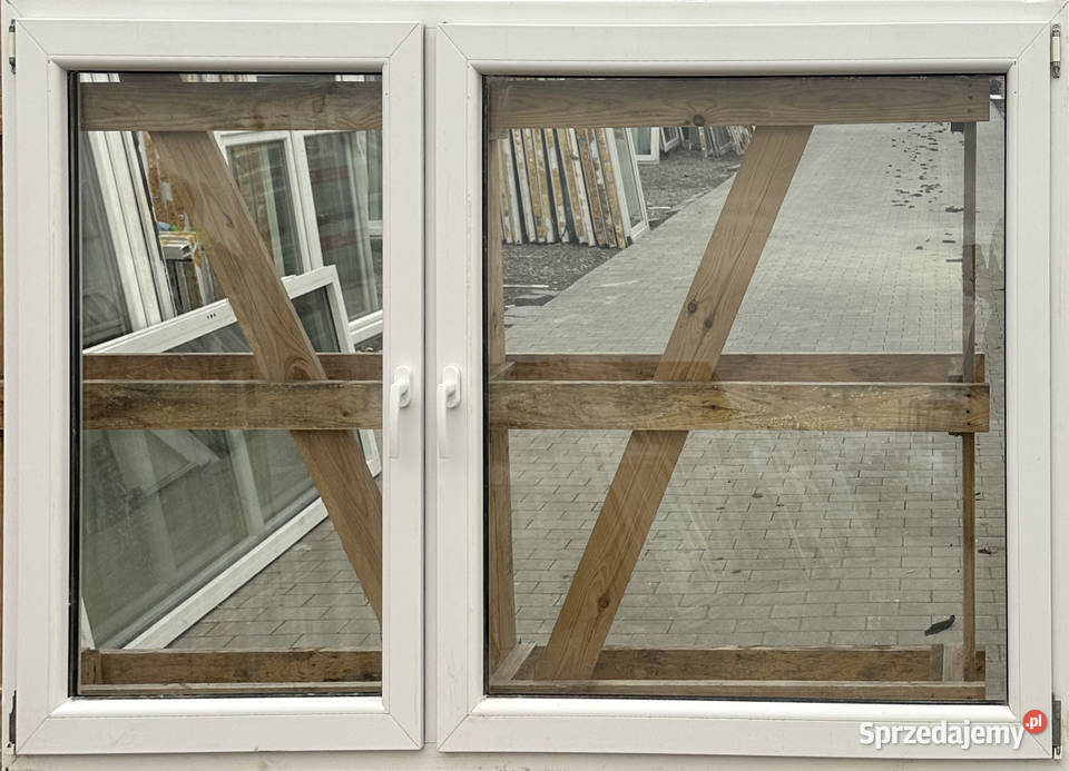 OKNA KacprzaK 199X125 OKNO Używane Plastikowe Budowa Siedlce