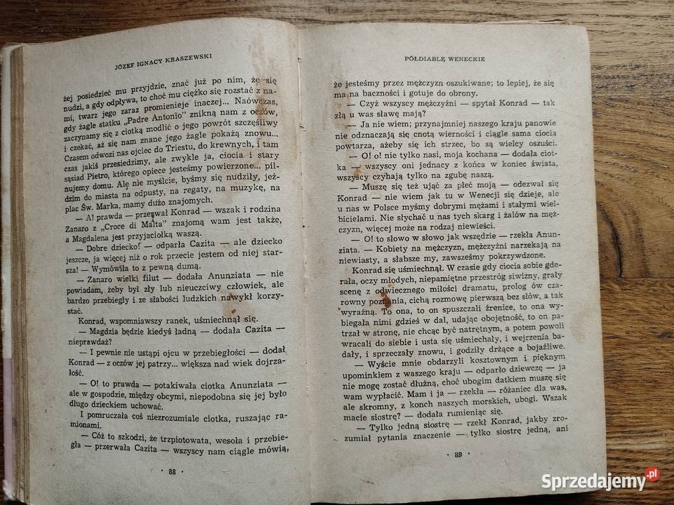 Półdiablę Weneckie Józef Ignacy Kraszewski