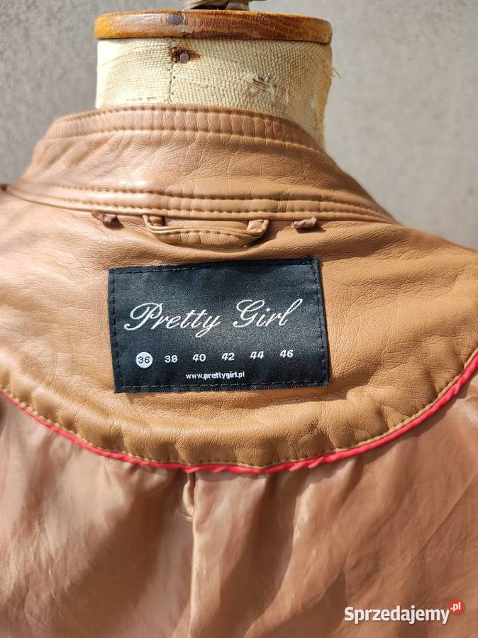 Kurtka damska beżowa Pretty Girl rozmiar 36 Olecko
