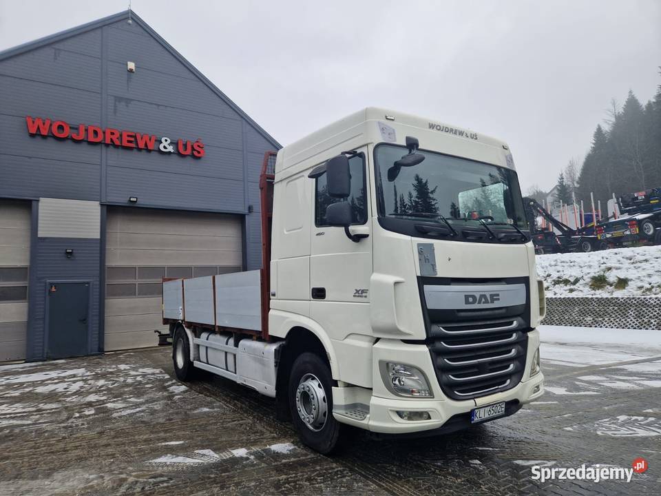 DAF XF dźwig budowlany HIAB sterowany radiowo małopolskie Lubomierz sprzedam