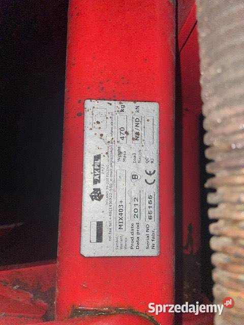 Pług 1belkowy Akpil MIX40 31 skibowy 030040 m podkarpackie Ziempniów