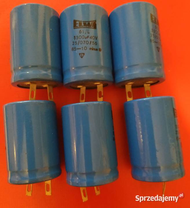Kondensatory ELWA 3300uF 40V Nowe