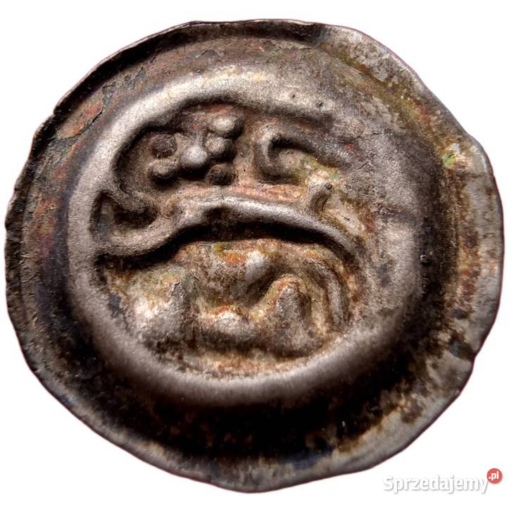 Brakteat z lwem Braunschweig XIV w ładne srebro Nisko