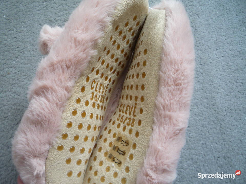 Nowe Cleve 363738 Nowe Kapcie damskie Podeszwa Szczecin