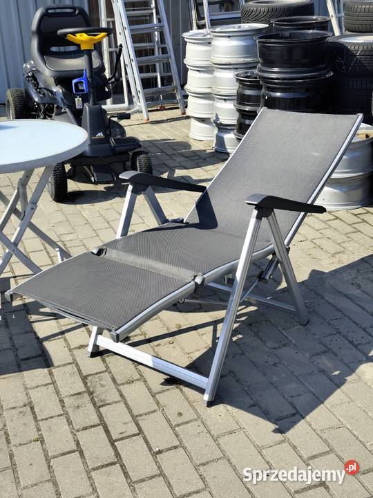 Aluminiowy Fotel Ogrodowy Wielopozycyjny z sprzedam
