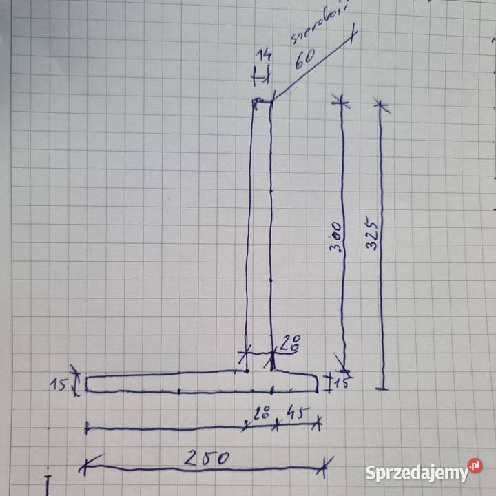 Mury oporowe L zbrojone Elki kujawsko-pomorskie