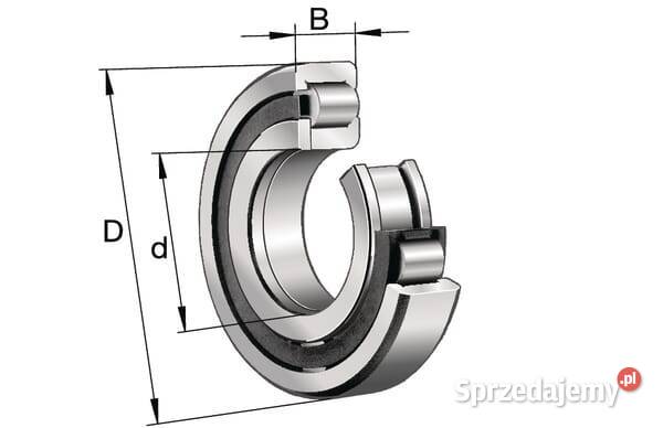Łożysko walcowe 20x47x14 mm INAFAG NUP204ETVP2 Kamionna