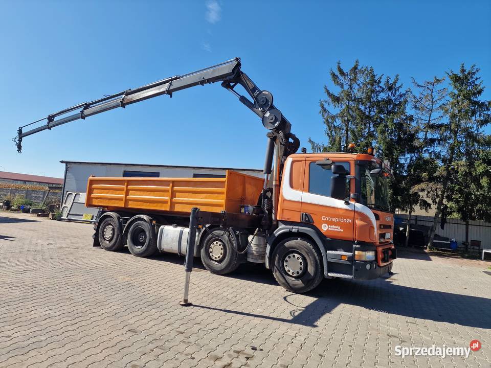 Scania P380 Żuraw/wywrot 3S P380 8x2 HMF 1823 HDS linowiec