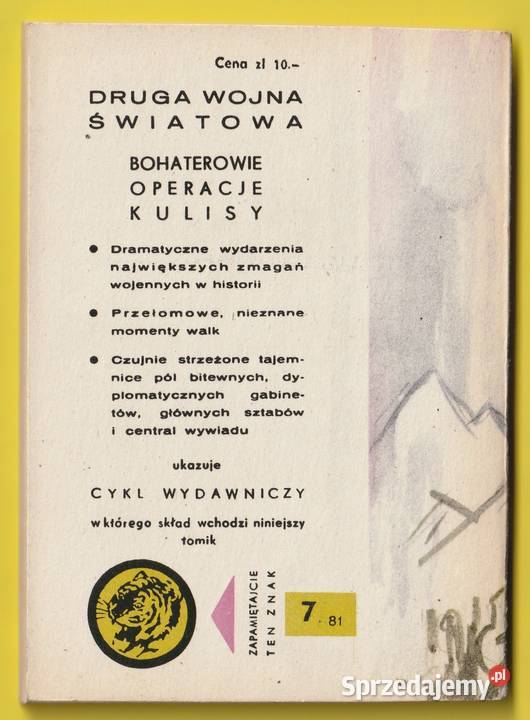 ŻÓŁTY TYGRYS BATALION ŚMIAŁYCH 1981 Łódź