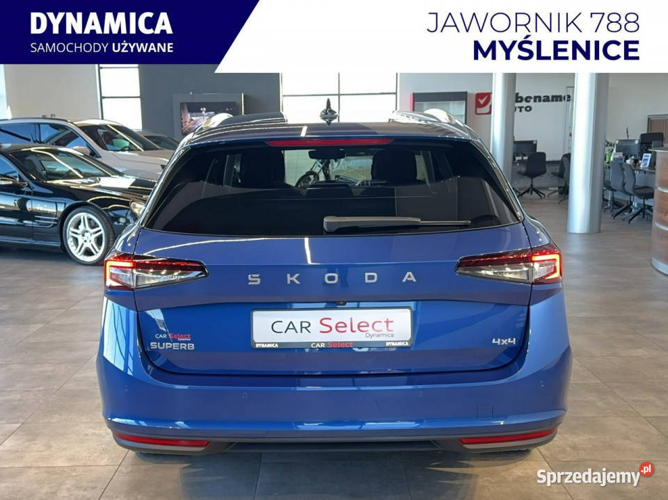 koda Superb VAT 23 Combi Selection 20TSI 265 DSG ASR (kontrola trakcji) Myślenice