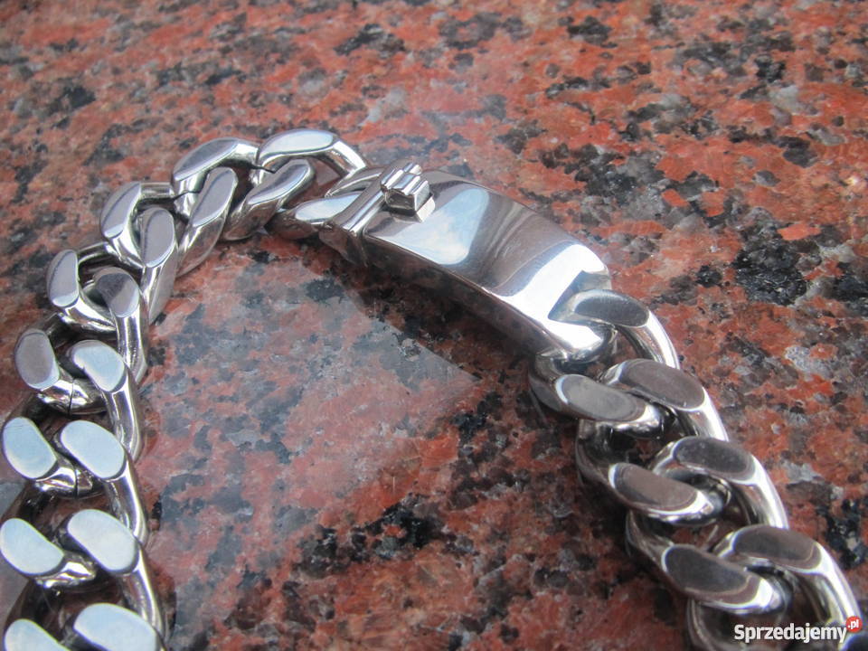 ŁAŃCUSZEK ŁAŃCUCH PANCERKA SREBRNY 132mm 55133GR Ostrzeszów