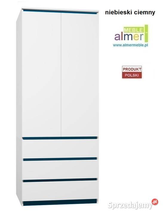 wysoka szafa CITY C13 90x55 w224 młodzieżowa Meble zachodniopomorskie Stargard