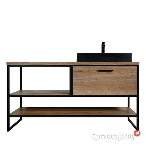 Szafka pod umywalkę 1401s z blatem stojąca loft Biłgoraj