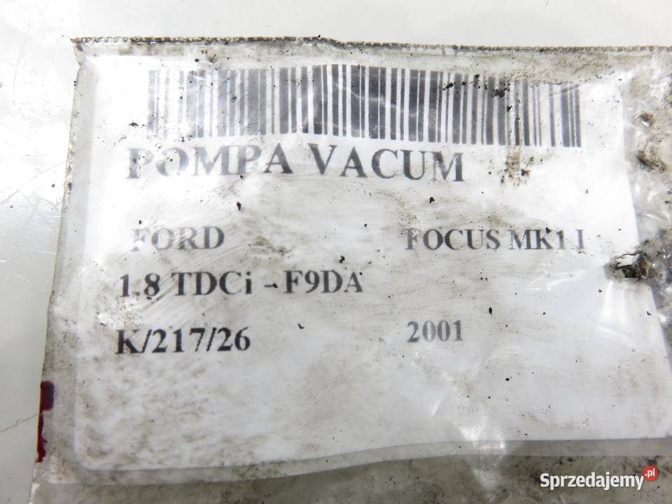 POMPA VACUM FORD FOCUS MK1 I 18 TDCi F9DA osobowe sprzedam
